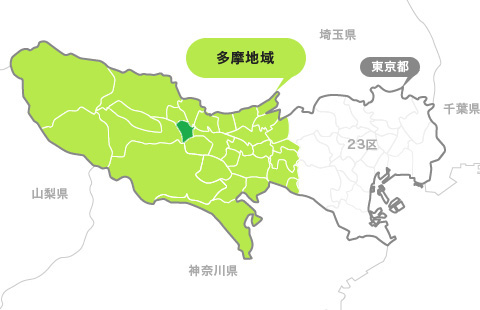 地図：福生市