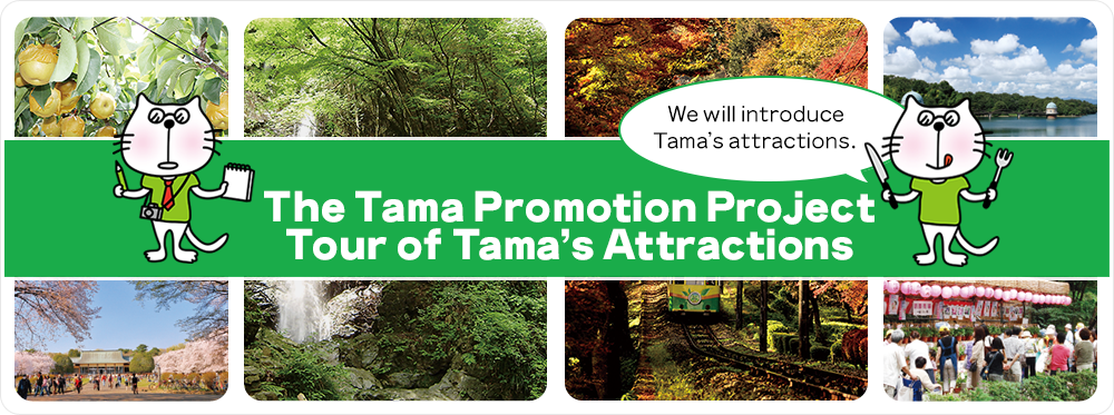 The Tama Promotion Project  Tour of Tama’s Attractions. We will introduce Tama’s attractions.