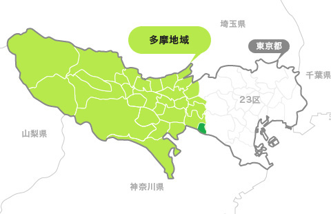 地図：狛江市